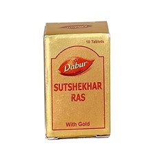 Sootashekhar Ras (Gold) (10Tabs) – Dabur